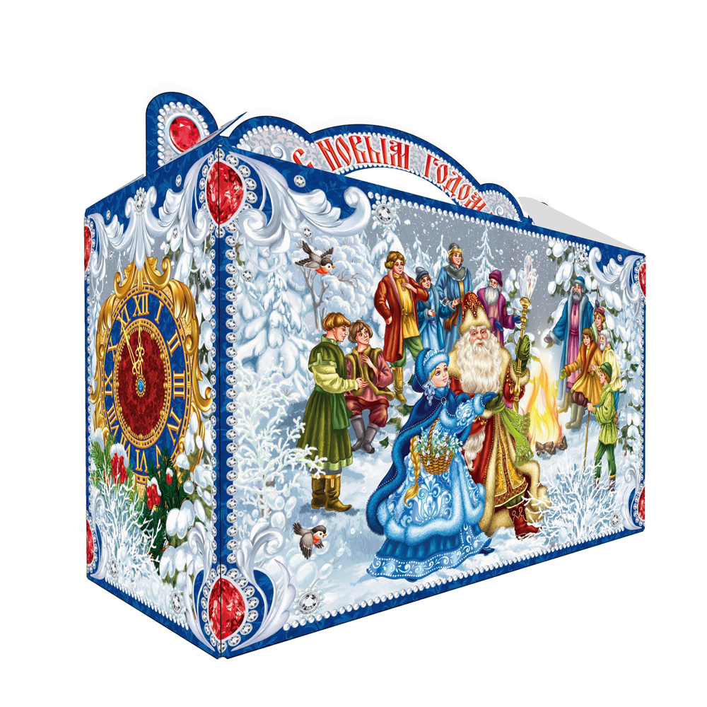 Sweet Christmas Gift Russian Candy, 12 Months, Cardboard Pack, 0.9 kg